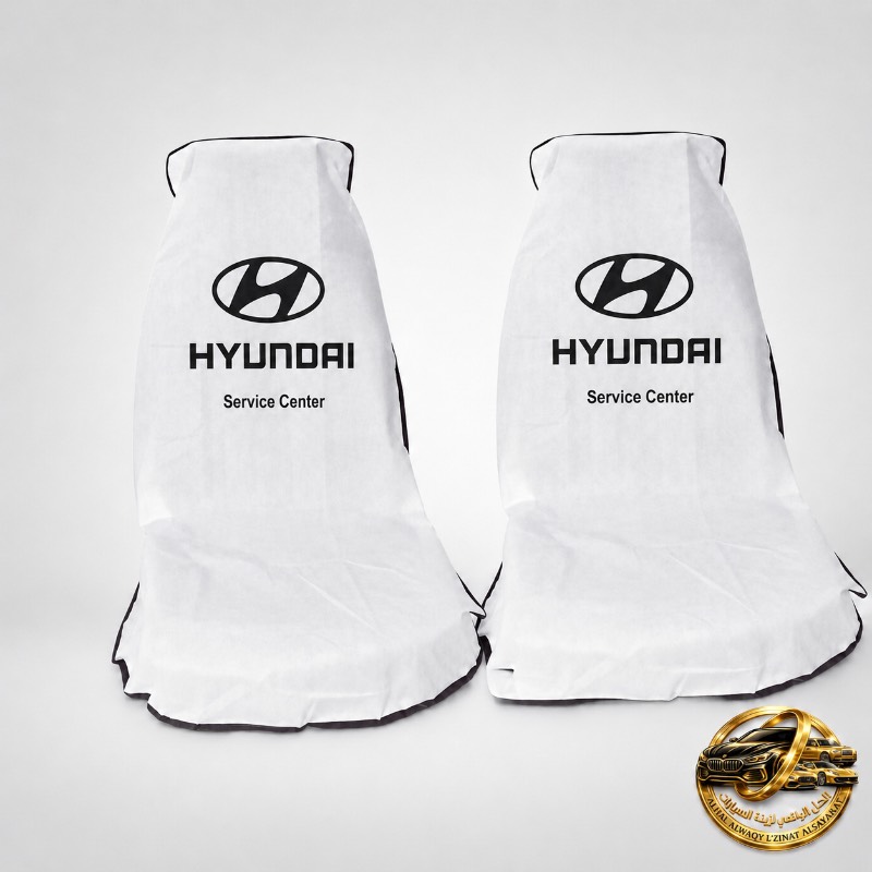 طقم أغطية مقاعد هيونداي بتصميم Hyundai Service Center (2 قطعة) – صورة 2
