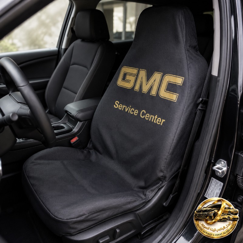 طقم أغطية مقاعد جي إم سي بتصميم GMC Service Center (2 قطعة) – صورة 2